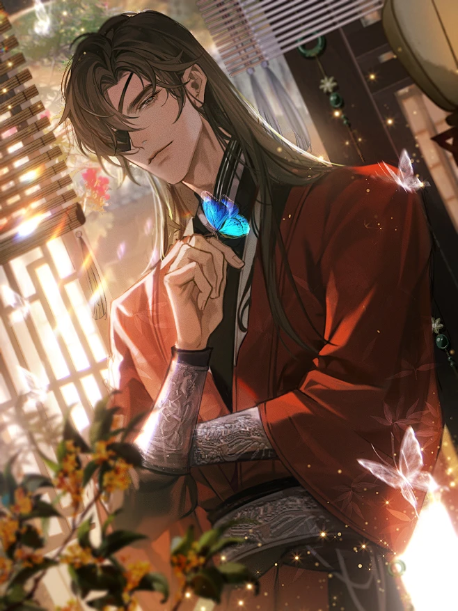 《天官赐福》花城 秋生笙作品-花瓣网