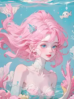 海的女儿·人鱼公主丨女生头像