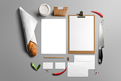 精致办公用品模板