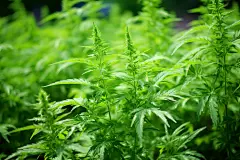 冰台艾叶遏草种植植株艾蒿叶图片摄影图