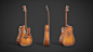 Old Acoustic Guitar, Dima Lutsiuk : Inspired by the game the last of us 2, I decided to recreate an acoustic guitar model in my own project, based on the IBANEZ AW54CE guitar.
Hope you liked.))))