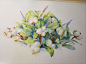 8k300g中粗宝虹保定棉浆纸：植物水彩练习作品（附过程图）