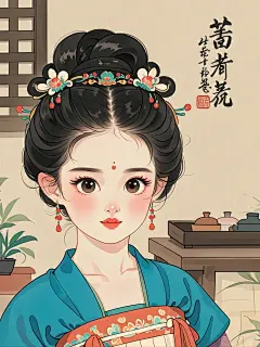 原创插画|Q版刘亦菲，可可爱爱，萌萌哒 - 小红书