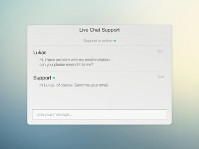 Live Chat Support window-花瓣网