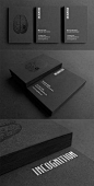 Black Business Card | Business Cards | The Design Inspiration