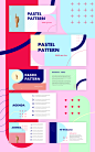 (FREE) Pastel Pattern Presentation Template : Take a look a the complete deck here This PPT template has a modern fun happy patterns look, with pastel colors and detailed backgrounds and 48 different layouts. Perfect for start-up companies, unique pitch d