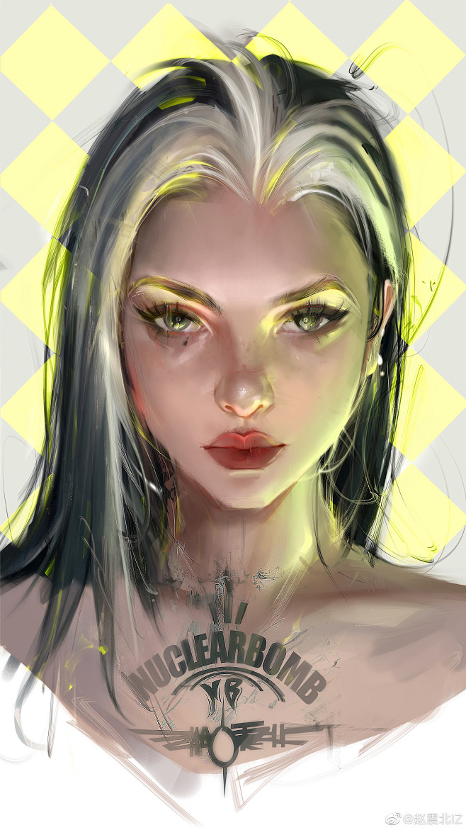 赵震北板绘作品·转自微博