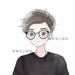 【玲珑安】Q版人物卡通情侣漫画头像定制照片手绘简笔画插画设计-淘宝网