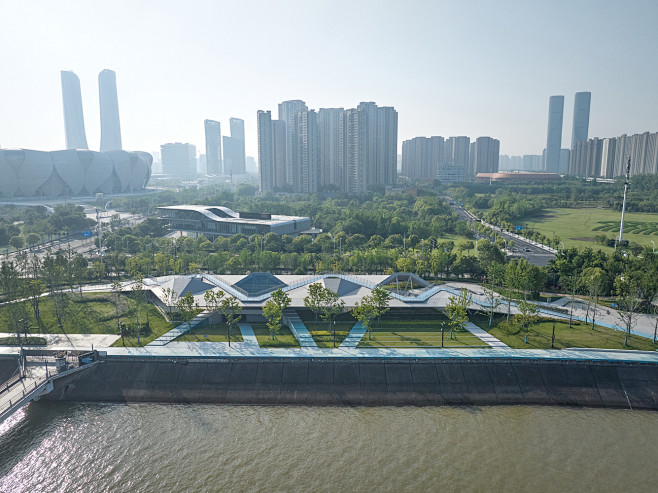 杭州滨江公共空间·三桥亚运公园 / 同济...