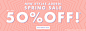 spring sale