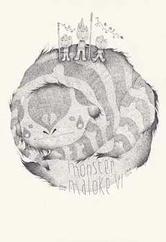 来自Yohan Sacre 的一组个性手绘黑白插画欣赏。一组赋予童趣的，充满着故事感的，奇思妙想的画面。贪吃的小怪物，带着长鼻子面具的寂寞小人，和麋鹿相伴的纤细少女，仗着大鼻子的恐怖女巫，一同分享给大家！