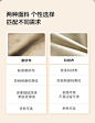 法式奶油风科技布沙发现代简约小户型客厅意式极简布艺沙发磨砂布-tmall.com天猫