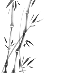 中国风水墨竹子图片古风竹叶竹林水彩手绘插画PNG免扣 PS设计素材