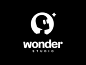 Wonder Dynamics Logo Concept ai brand brand identity branding exploration figma logo logomark logotype mark mascot production robot star studio video wonder wordmark