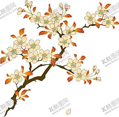 梅花桃花PNG  【酷图网】梅花桃花PNG,水墨梅花,中国风梅花,清新梅花,腊梅,手绘梅花,桃花,樱花,花卉,梅兰竹菊,花草,海报背景,工艺插画,传统文化,广告设计,PNG免扣素材,