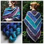 log cabin shawl by cate carter-evans