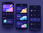 Dribbble 上的 Randompoppsycle 为 Orenji Studio 开发的在线钱包应用程序探索