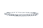 圆形明亮式切工钻石Straightline风格手链