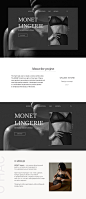 Online store design for underwear brand