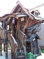Custom Tree Houses - Custom: Owen's Bait Shop - A wonderful ole shack built from this and that.