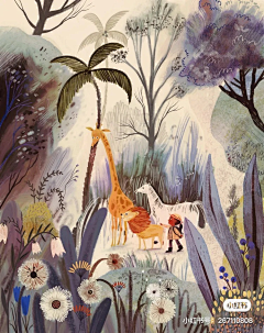 葵屿KuiNook采集到儿童插画参考1