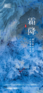 霜降寒露节气海报