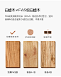 实木岩板伸缩餐桌长方形家用小户型现代简约白蜡木拉伸折叠餐桌椅-淘宝网