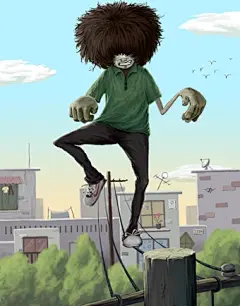 鱼头汤的插画画廊展厅