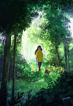 超暖插画还！送给正在默默奋斗的你！ : 尝遍酸甜苦辣，还能心怀美好
