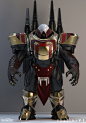 Destiny 2 IO "Gensym Knight" Warlock Gear, Roderick Weise : Concept created by Adrian Majkrzak : https://www.artstation.com/ghostorbit
