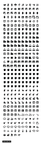 650免费字形图标包 背景纹理 