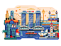 maps usa mapdesign ILLUSTRATION  poster flat design vector adobe illustrator city architecture