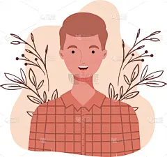 地形,青年男人,背景聚焦,可爱的,头发,户外,时尚,衣服,分离着色,微笑
