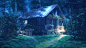 Old house night set, Arseniy Chebynkin : Night background for "Love, Money, Rock’n’Roll" visual novel game, where I work as main background artist! 

We started campaign on indiegogo https://www.indiegogo.com/projects/love-money-rock-n-roll-anim