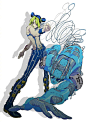 小岛崇史 绘「JOJO的奇妙冒险 石之海」空条徐伦和石之自由

“JOJO 6部是我第一次用零用钱买的漫画，所以印象很深。” ​​​​