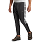 A.C.E. Men's Track Pants, Asphalt-Black-White, large