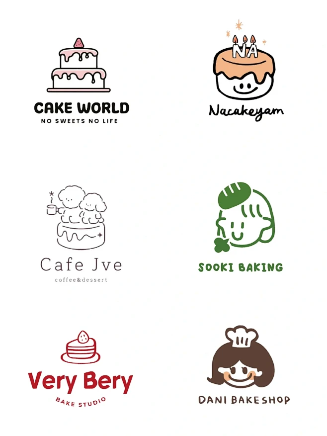 烘焙店LOGO/韩风设计/蛋糕店LOGO