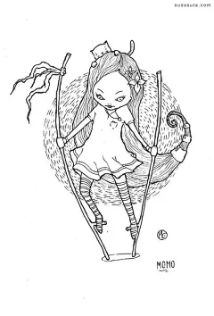Mokich Pavel 卡通插画欣赏 黑白插画 草图 漫画 插画欣赏 手绘 卡通 个性插画