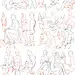 坐姿-动漫人物姿势参考-漫画教程-人体姿势pose