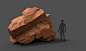 Modular Rocks, Alen Vejzovic : Another pile of rocks .  
These are a bit stylized in shapes and pretty sharp.
Fully modular sculpted in Zbrush all around.

https://www.artstation.com/vejza/store/B1D/modular-rocks