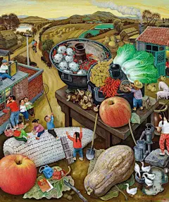 【油画家陈树中油画作品欣赏】—— 2011年作 野草滩—风和日丽