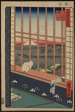 浮世绘中的猫有多可爱？