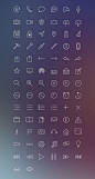 Free Line Icons Inspired by IOS7