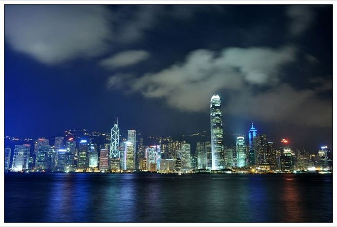 香港維港夜景，美極！
