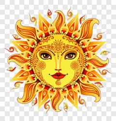 女-太阳卡通手绘PNG图片 来自PNG搜索网 pngss.com 免费免扣png素材下载！