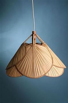modern lamp with nat...