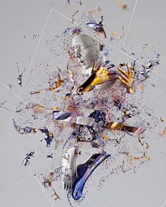 艺术家创作电子雕塑探索人类对立面