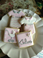 Baby shower cookies