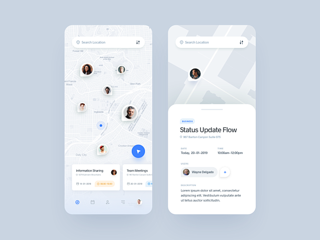 Meeting point  app