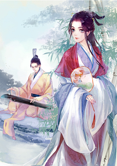 小莫-Echo采集到古代言情双人